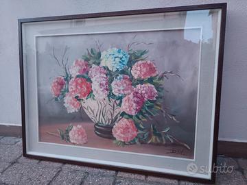 Dipinto vintage Hortensi 