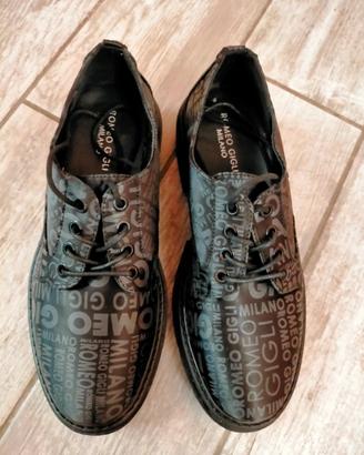 scarpe basse con lacci