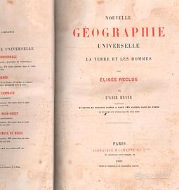 E.RECLUS, GEOGRAPHIE UNIVERSELLE. L'ASIE RUSSE