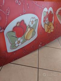  stile thun rosso tappeto a metraggio 