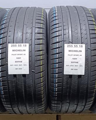 4 GOMME 255 55 18 MICHELIN NUOVE RIF3509