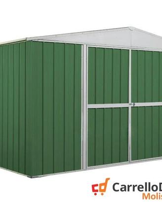 Box in lamiera di Acciaio 360x260cm 9mq verde