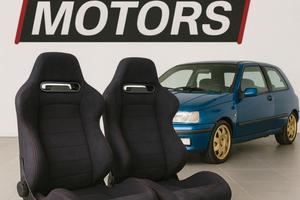 Kit 2 sedili SIMONI RACING MIKY in velluto nero Nu