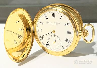 OROLOGIO DA TASCA IWC ORIGINALE IN ORO 18 KT