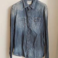 Camicia jeans gas uomo