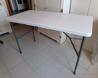 Tavolo pieghevole da campeggio giardino o mercato