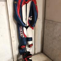 Tuta da moto intera axo racing