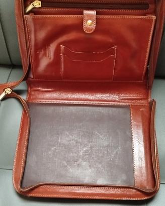 Porta documenti in pelle