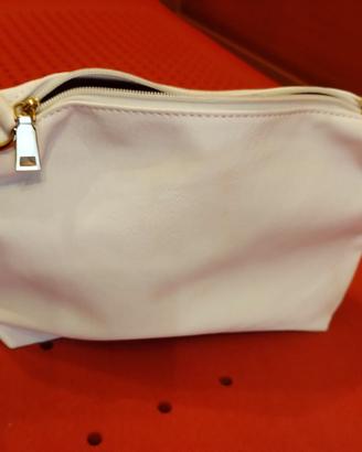 Pochette, trousse, beauty case bianca