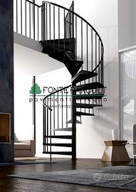 Scala a chiocciola in metallo
