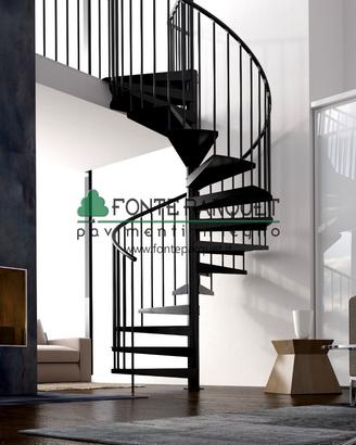 Scala a chiocciola in metallo