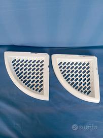 Mensole angolari in plastica 