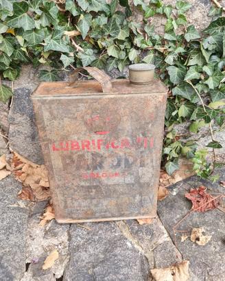 Antica latta d'olio D'inizio 900 - bologna