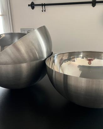 Ciotole acciaio Ikea Blanda Blank