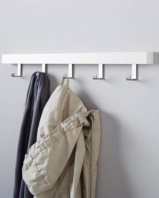 Attaccapanni per Porta/Parete IKEA TJUSIG, Bianco