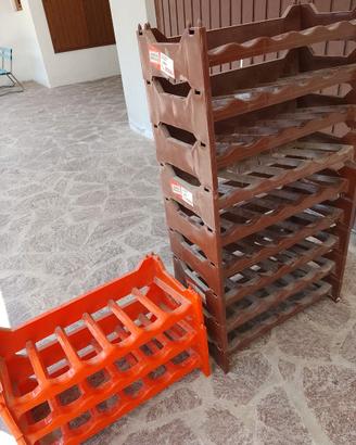 cantinetta in plastica 12 piani componibili