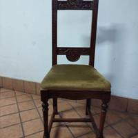 sedia d'epoca antiquariato 