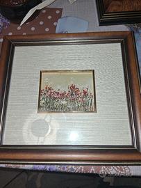 quadro foglia oro