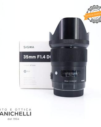 Sigma 35 F/1.4 DG ART (Canon) Usato (G340)