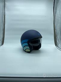 CASCO JET ORIGINE SPIRIT HERITAGE BLU OPACO CON VI