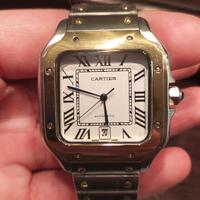 Cartier Santos acciaio oro