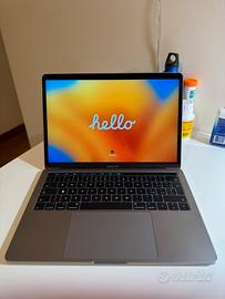 MacBook Pro 13 2017 Touch Bar 512GB batteria nuova