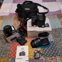 Canon EOS1300D + borsa + obbiettivo 
