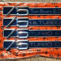 SIGLA PER ALFA 75 TURBO EVOLUZIONE, 2.0 TWIN SPARK