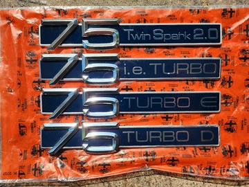 SIGLA PER ALFA 75 TURBO EVOLUZIONE, 2.0 TWIN SPARK