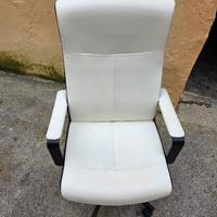 sedia da ufficio bianca 