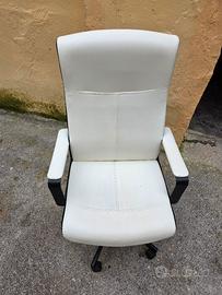 sedia da ufficio bianca 