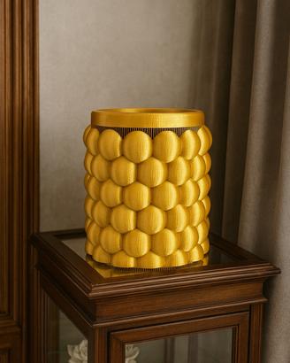 Vaso di design in oro – Stampa 3D