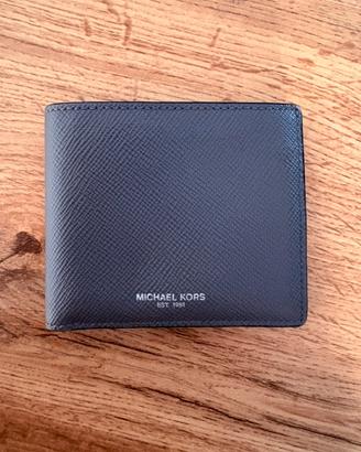 Portafoglio da uomo Michael Kors grigio