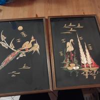 coppia quadri anni 80