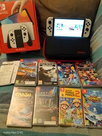 Nintendo switch OLED bianca