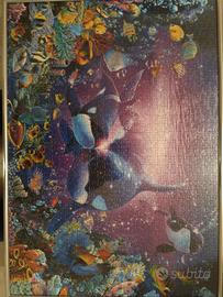 puzzle con animali marini 