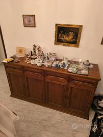 Mobile credenza Madia classica in legno 4 ante 