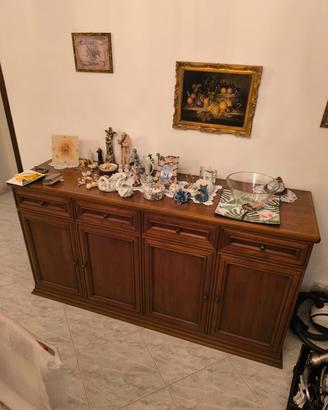 Mobile credenza Madia classica in legno 4 ante 