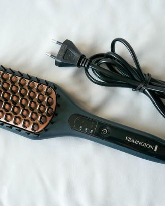 Piastra-spazzola per capelli Remington