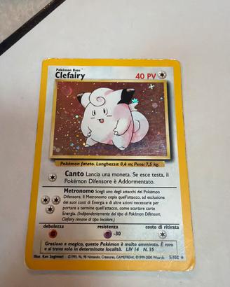 Clefairy set base olo pokemon