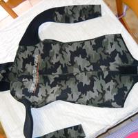 Giacca mimetica in neoprene da 7 mm