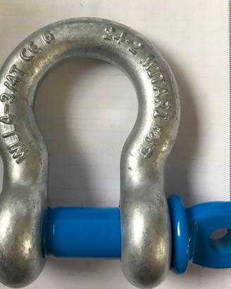 GANCIO GRILLO OMEGA ARPA PERNO FILETTATO 4750 Kg.