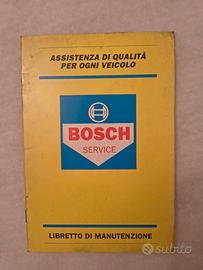 Libretto di manutenzione Bosch Service