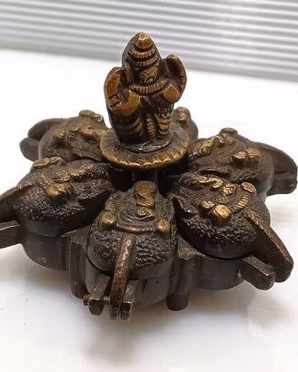 Ganesha Orientale bronzo per spezie