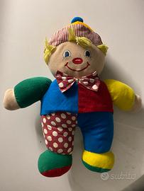 Peliche pagliaccio Chicco vintage anni 80/90