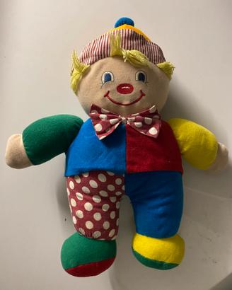 Peliche pagliaccio Chicco vintage anni 80/90