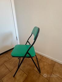Sedia pieghevole vintage