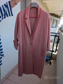 Cappotto rosa in lana 