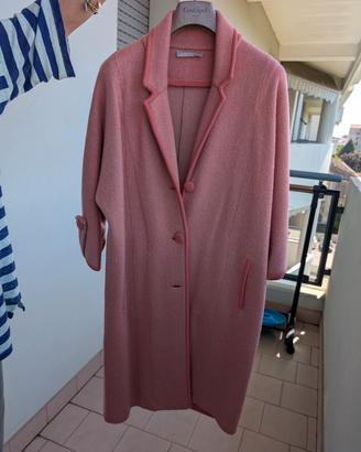 Cappotto rosa in lana 