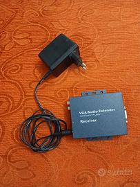 Ricevitore VGA/ audio extender su cavo CAT5